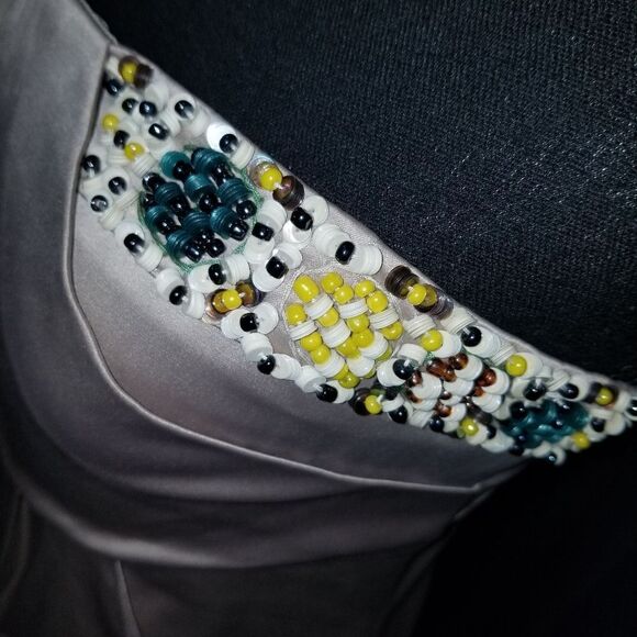 Anthropologie Luluvia Embellished beaded Dress Small - Picture 2 of 12